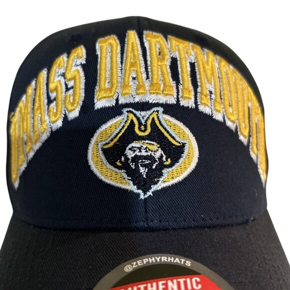 New NCAA UMass Dartmouth Massachusetts Arnie Corsair Snapback Hat Zephyr Zhat C - Picture 3 of 11